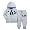 Autumn New 2Pcs Children's Sweater Material Zipper Jacket Infant And Toddler Two Piece Set Long Sleeve Coat With Long Pants