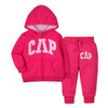 Autumn New 2Pcs Children's Sweater Material Zipper Jacket Infant And Toddler Two Piece Set Long Sleeve Coat With Long Pants