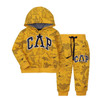 Autumn New 2Pcs Children's Sweater Material Zipper Jacket Infant And Toddler Two Piece Set Long Sleeve Coat With Long Pants