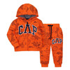 Autumn New 2Pcs Children's Sweater Material Zipper Jacket Infant And Toddler Two Piece Set Long Sleeve Coat With Long Pants