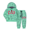 Autumn New 2Pcs Children's Sweater Material Zipper Jacket Infant And Toddler Two Piece Set Long Sleeve Coat With Long Pants