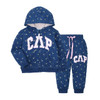 Autumn New 2Pcs Children's Sweater Material Zipper Jacket Infant And Toddler Two Piece Set Long Sleeve Coat With Long Pants
