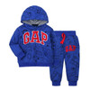 Autumn New 2Pcs Children's Sweater Material Zipper Jacket Infant And Toddler Two Piece Set Long Sleeve Coat With Long Pants