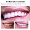V34 Mousse Toothpaste Brightening Whitening Teeth Removing Deep Stains Reduce Yellowing Fresh Breath Cleaning Teeth Oral care