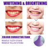 V34 Mousse Toothpaste Brightening Whitening Teeth Removing Deep Stains Reduce Yellowing Fresh Breath Cleaning Teeth Oral care