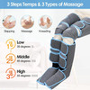 Leg Massager with Compression for Circulation Pain Relief Calf Foot Massager 5 Modes 4 Intensities Athlete's Foot Relaxation