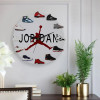 3D Basketball Shoe Wall Clocks Creative Sneakers Clock Flight Wall Clocks Modern Design Children Room Clock Boy's Birthday Gifts