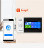 Wireless WIFI 4G Home Security Alarm System With 4.3 Inch Touch Screen For Tuya Smart Home Burglar Alarm Works Alexa & Google