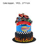 Hot Wheels Birthday Party Balloon Bouquet Decorations 32inch Red Number 1st 2nd Balloons Set Flamme Cars Globos For Boys Girls