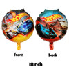 Hot Wheels Birthday Party Balloon Bouquet Decorations 32inch Red Number 1st 2nd Balloons Set Flamme Cars Globos For Boys Girls