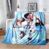 Football Superstar Fashion 3D printed blanket for bed Picnic blanket Air conditioning Sofa thin blanket Customized blankets