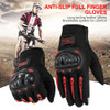 1Pair Motorcycle Gloves Breathable Full Finger Racing Gloves Outdoor Sports Bike Gloves for BMX ATV Road Racing Summer Winter