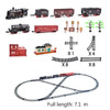 Electric Smoke Simulation Classical Steam Train Track Toy Trains Model Kids Truck for Boys Railway Railroad