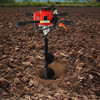 63cc Post Hole Digger 2-stroke Gasoline Earth Auger 200mm Drills with 8In Auger Bits