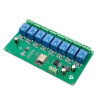 DC5V/7-28V Power Supply ESP8266 8-Way WiFi Relay Module ESP-12F 8 Channel Development Board Smart Home Remote Control