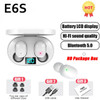 TWS E6S Bluetooth Earphones Wireless bluetooth headset Noise Cancelling Headsets With Microphone Headphones For Xiaomi Redmi