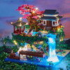 3320PCS Blocks Tree House Diamond Building Garden Architecture Waterfall Light DIY Bricks Cherry Blossom Toy For Kids Adult Gift