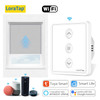 LoraTap Roller Shutter Curtains Blinds Push Button Switch Tuya Smart Life Electric Motor Engine Connected WiFi Alexa Google Home