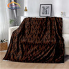 M-michael-kors Blanket Fashion Logo 3D Printing Soft Comfortable Blanket Home Decorate Bedroom Living Room Sofa Beds Blankets