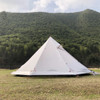3~4Persons Lightweight Tents with Stove Standing Room Teepee Tent for Hunting Family Team Camping Backpacking