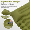 Outdoor Double Sleeping Pad Inflatable Mattress with Pillow 2 Persons Camping Mat Tourist Mattress for Hiking Camp Bed Air Matt