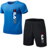 Summer Men's Fashion Simple Fitness Two-piece Oversized Size Casual Sportswear Men's Suit