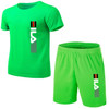 Summer Men's Fashion Simple Fitness Two-piece Oversized Size Casual Sportswear Men's Suit