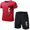 Summer Men's Fashion Simple Fitness Two-piece Oversized Size Casual Sportswear Men's Suit
