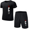 Summer Men's Fashion Simple Fitness Two-piece Oversized Size Casual Sportswear Men's Suit