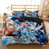 Football Superstar Fashion 3D printed bedding Queen bedding set Soft and comfortable customized King size bedding set for boy