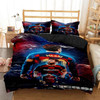 Football Superstar Fashion 3D printed bedding Queen bedding set Soft and comfortable customized King size bedding set for boy