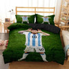 Football Superstar Fashion 3D printed bedding Queen bedding set Soft and comfortable customized King size bedding set for boy