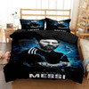 Football Superstar Fashion 3D printed bedding Queen bedding set Soft and comfortable customized King size bedding set for boy