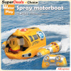 √Choice 2.4GHz Remote Control Boat Waterproof Spray Swimming Pool Bathing RC Steamboat Toys For Boys And Girls Children's Gift