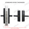 AISUO Bluetooth TT LOCK Fingerprint Magnetic Card Password Key Remote Unlock Temporary Password Home Smart Door Lock