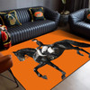 Fashion Ethnic Frame Carpet Horse Printing Hallway Living Room Rug Bedroom Bedside Floor Table Mat Kitchen Bedroom Non-Slip Rug