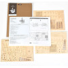 Diy 3d wooden puzzle for Assembly Puzzle Laser Cutting Sailing Ship Biplane Steam Locomotive Train Toy diy Kit for adults Child