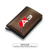 Card Holder Men Wallets Rfid Black Carbon Fiber Leather Minimalist Wallet Gifts for Audi A3 A4 A5 A6 A7 A8 Q3 Q5 Q7 Q8