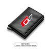 Card Holder Men Wallets Rfid Black Carbon Fiber Leather Minimalist Wallet Gifts for Audi A3 A4 A5 A6 A7 A8 Q3 Q5 Q7 Q8