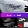 For audi A3 8P 8V 8YA S3 RS3 Car Covers Headlight Protective Film Black Transparent Sticker Anti Scratch Auto Repair Accessories
