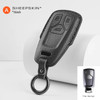 Sheepskin For Audi Q8 Q5 A6 C8 S6 RS6 A7 S7 RS7 A3 A4 8Y A8 RS E-tron GT Car Key Case Cover Holder Key Shell Accessories