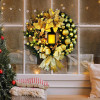 Christmas Wreath With LED Oil Lamp Artificial Hanging Xmas Wreath For Front Door Window Wall Christmas Decoration 2023 Navidad Christmas Wreath With LED Oil Lamp Artificial Hanging Xmas Wreath For Front Door Window Wall Christmas Decoration 2023 Navidad