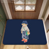 Cute Teddy Bear Happy P-Polos Sport Door Mat Anti-slip Absorb Water Long Strip Cushion Bedroon Mat Bedside Mats