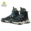 RAX Hiking Boots Men Waterproof Winter Snow Boots Fur lining Lightweight Trekking Shoes Warm Outdoor Sneakers Mountain Boots Men