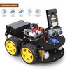 ELEGOO Arduino UNO R3 Project Smart Robot Car Kit V4 with UNO R3, Line Tracking Module,Ultrasonic Sensor, IR Remote Control etc.