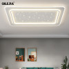 Modern Simple Starry Sky Led Ceiling Lights For Living Dining Room Bedroom Study Iron Lamp Body Indoor Deco Lighting Luminaire