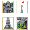 KNEW BUILT Big Ben Micro Mini Block Building Blocks for Adults Architecture Toys Sets Arc Triomphe Louvre Eiffel Tower Bricks