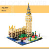 KNEW BUILT Big Ben Micro Mini Block Building Blocks for Adults Architecture Toys Sets Arc Triomphe Louvre Eiffel Tower Bricks