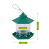 Waterproof Gazebo Hanging Wild Bird Feeder Outdoor Container With Hang Rope Feeding House Type Bird Feeder Aves Decor