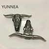 Outdoor EDC Stainless Steel Bull Head Multi-function Pocket Cutting Tool Necklace Pendant Defensive Window Breaker